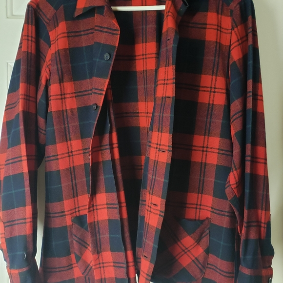 1950s Vintage Pendleton Pure Virgin Wool Plaid Button Down Women's Medium - Picture 7 of 10